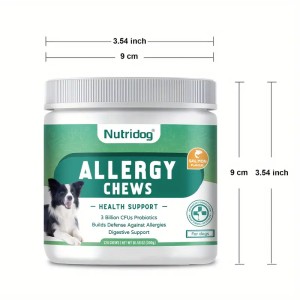 120-Count Premium Nutridog Anti-Allergy Dog Chews